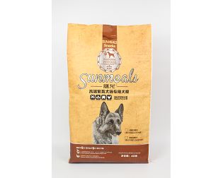 Roedd papur crefft wedi'u lamineiddio pecyn bwyd cath