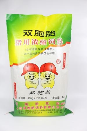 Roedd ffilm Pearlished 40kilos wedi'u lamineiddio Bag porthiant moch