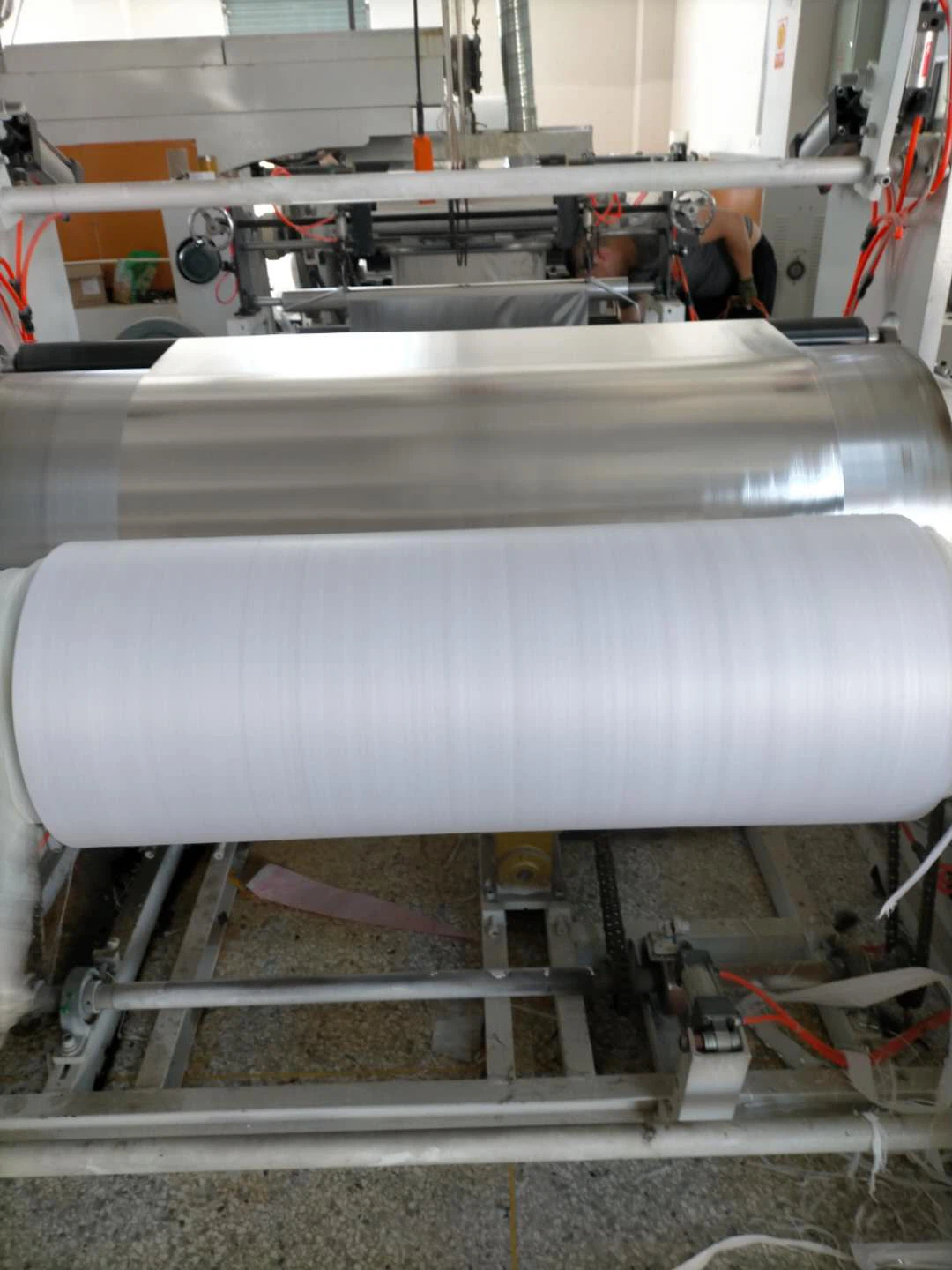 Taflen Ffilm Alwminiwm wedi'i Lamineiddio Ffabrig Gwehyddu PP